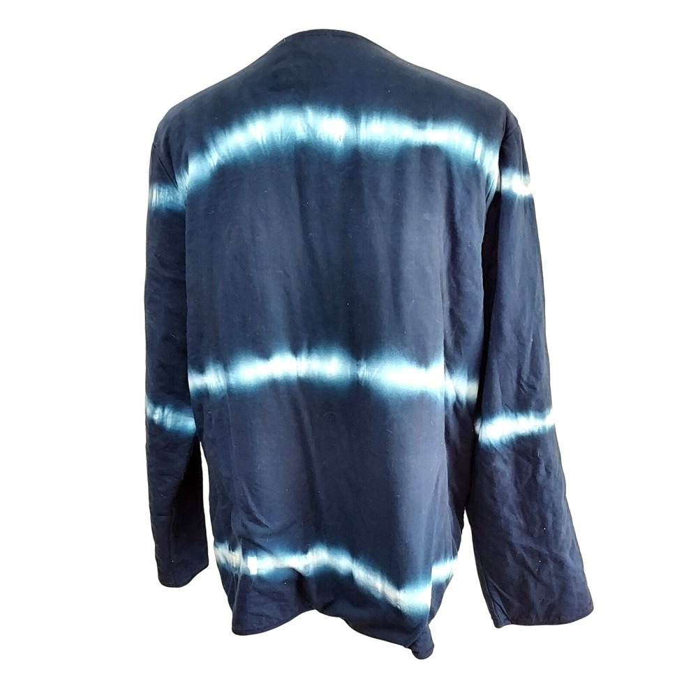 Pure Jill Women's‎ Tie Dye Quilted Button Front Jacket Cotton Blend Size L blue - Picture 2 of 7
